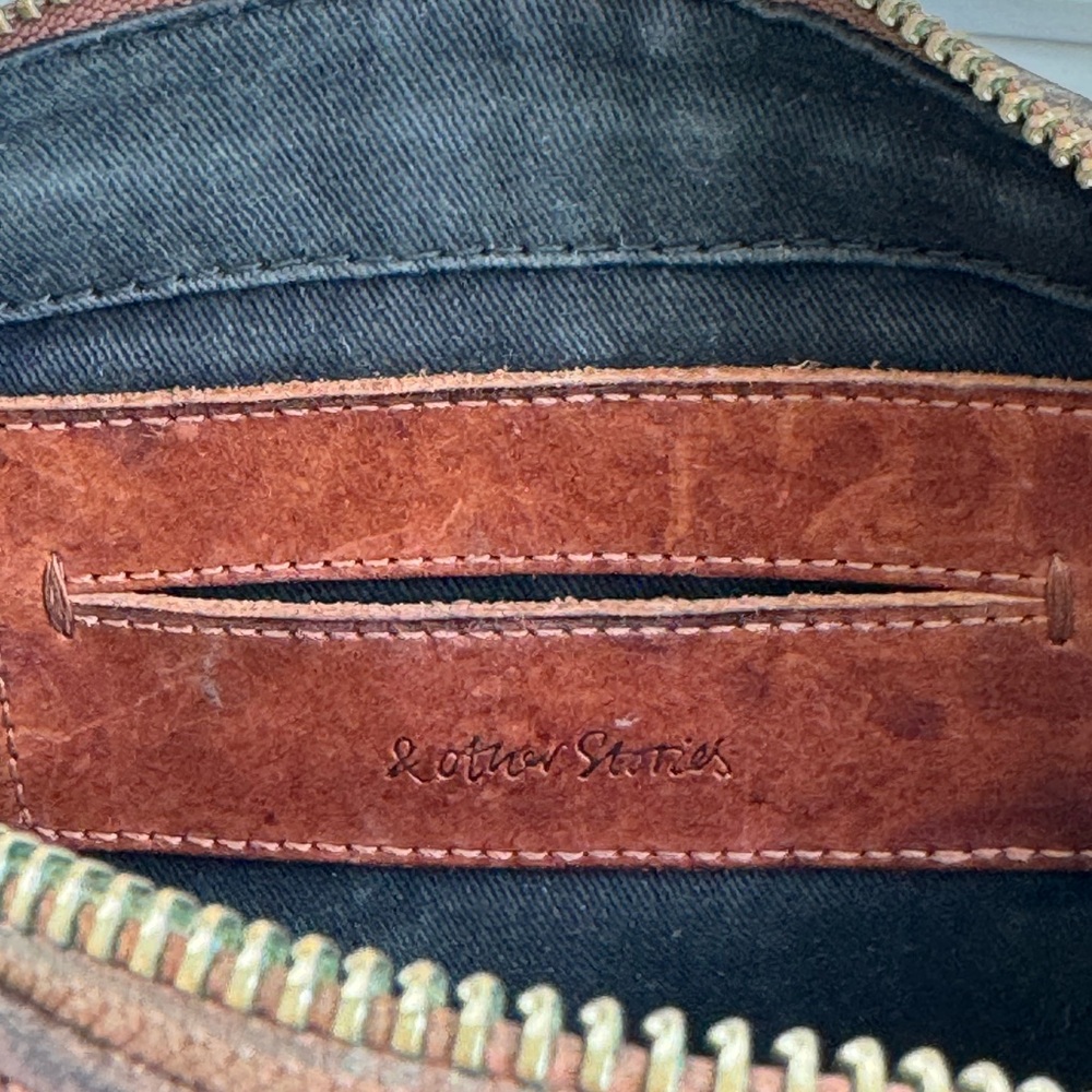 Brown Woven Crossbody Bag - Picture 5 of 5